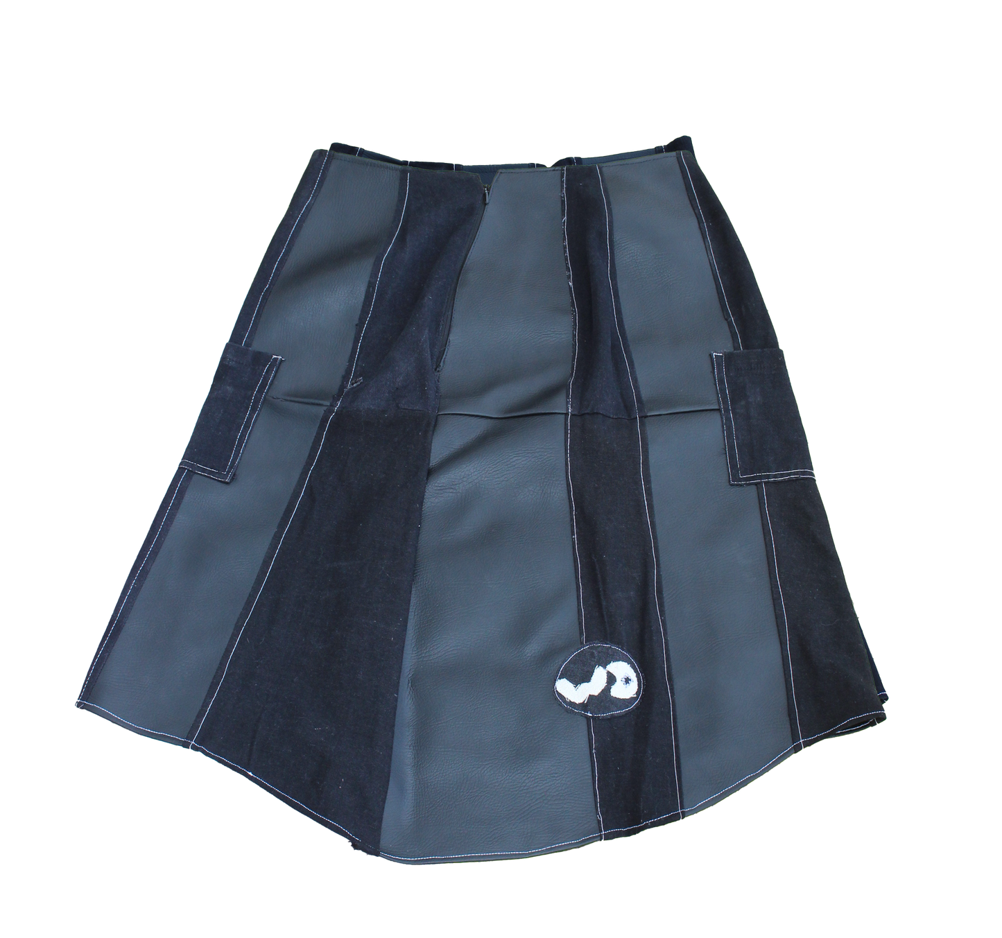 1of1 Handmade Faux Leather Skirt