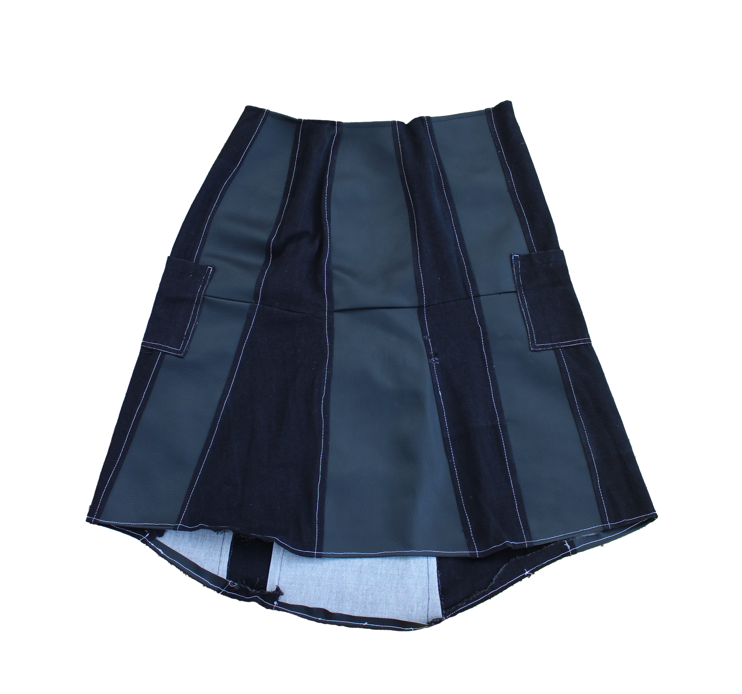 1of1 Handmade Faux Leather Skirt
