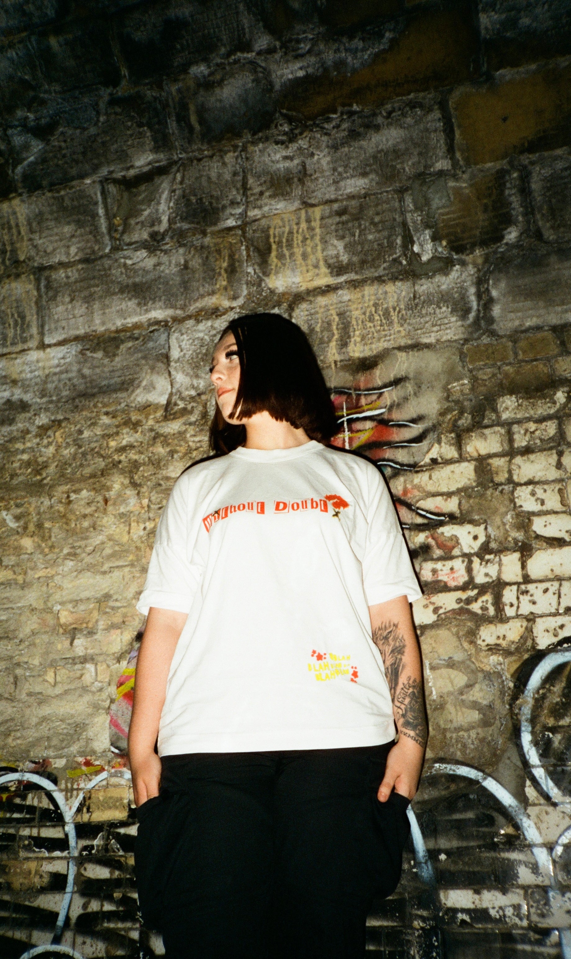 Oversized White Tee - Withøut Døubt.