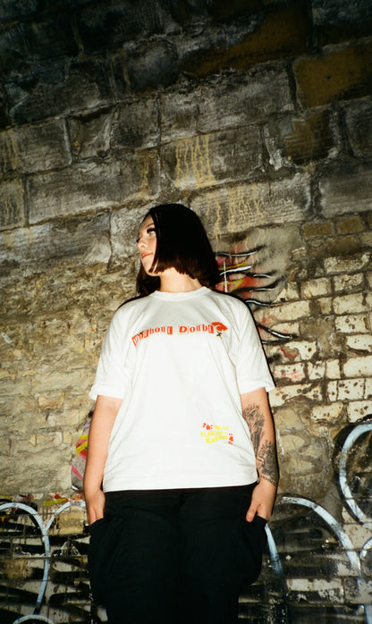 Oversized White Tee - Withøut Døubt.