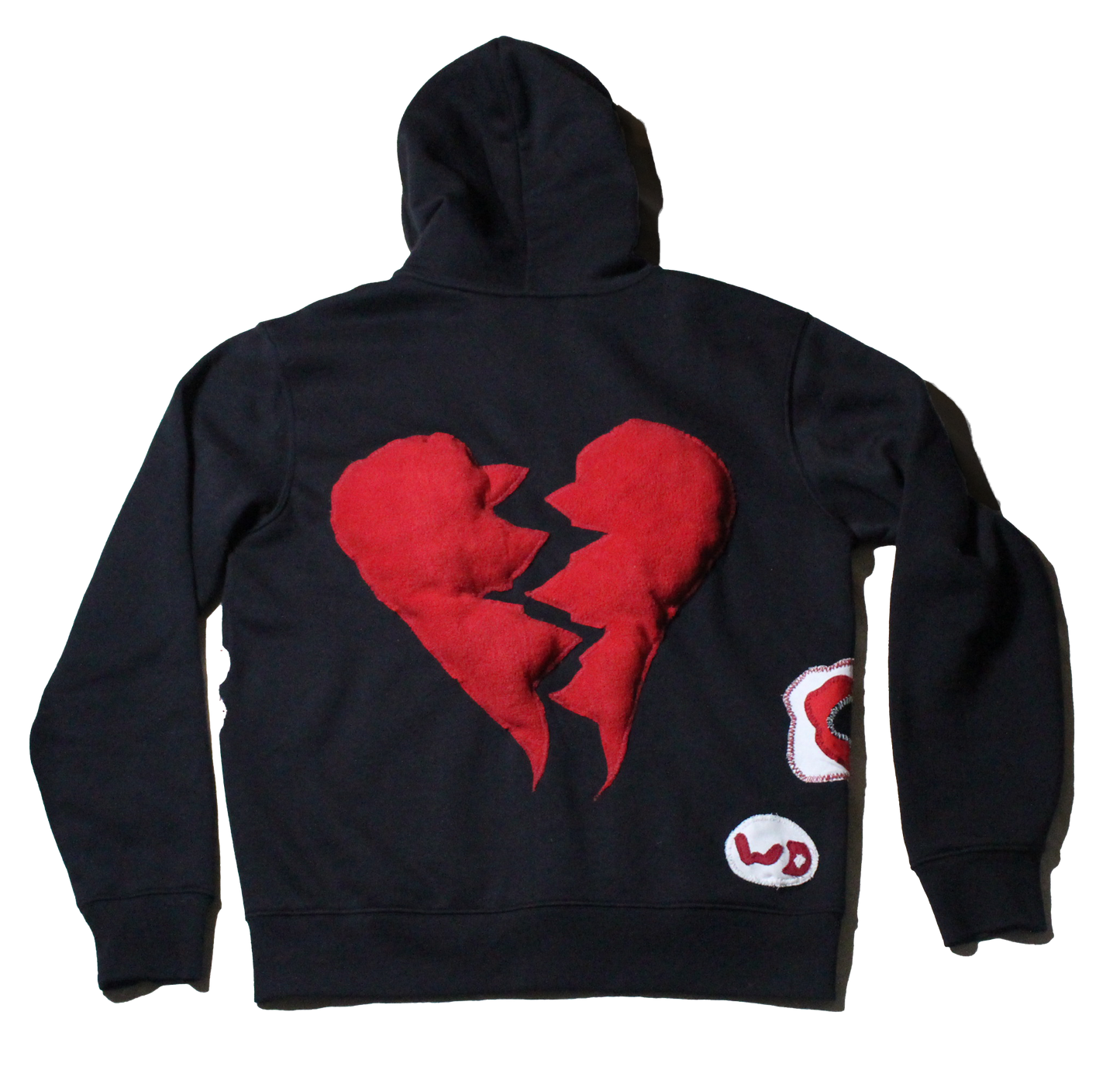 Patchwork Zip-Up Hoodie